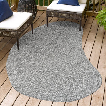Evan Modern Rustic Organic Curve Indoor/Outdoor Area Rug